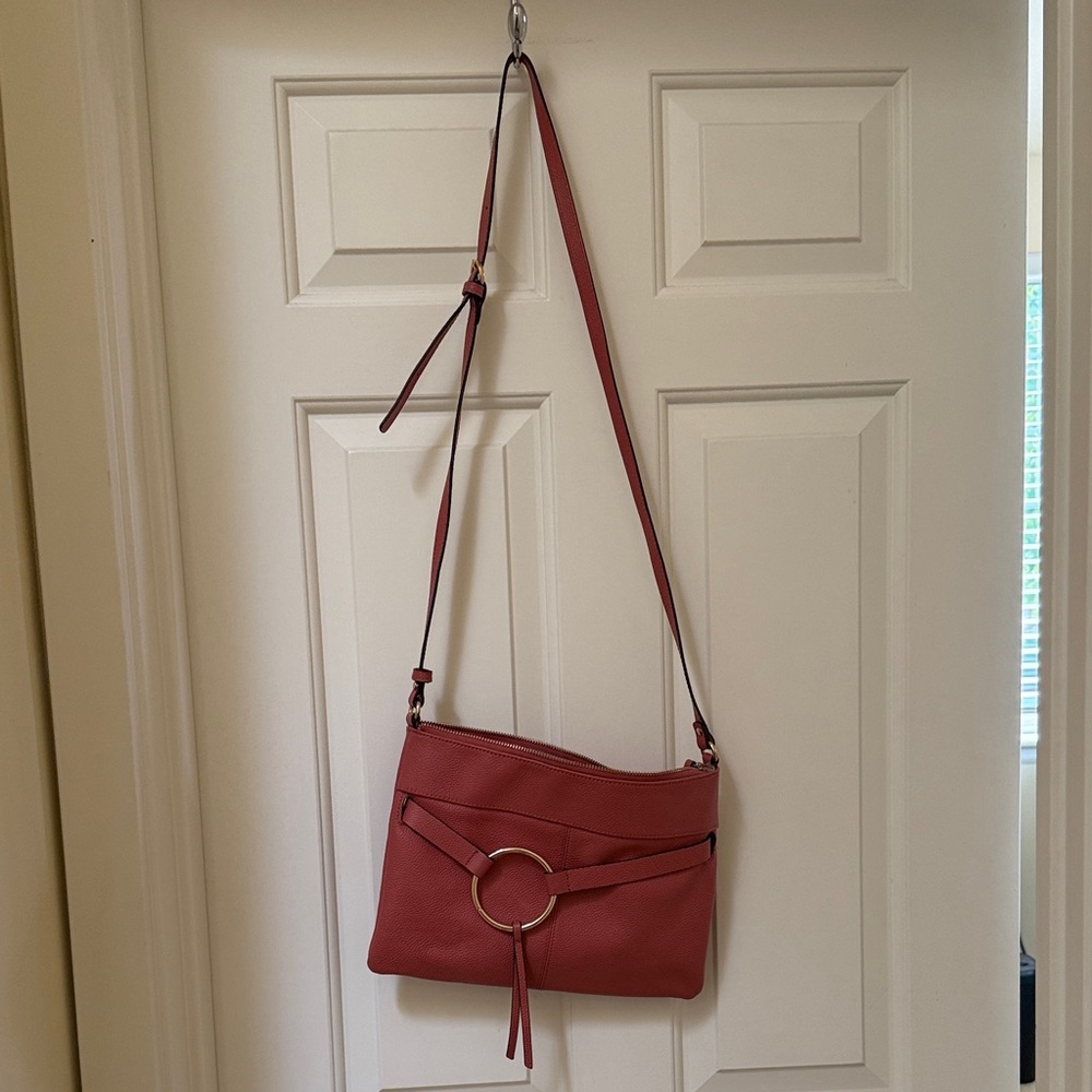 Melrose and Market Coral Crossbody Bag with Ring Accent